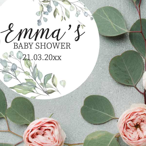 Baby-Shower-Stickers-Green