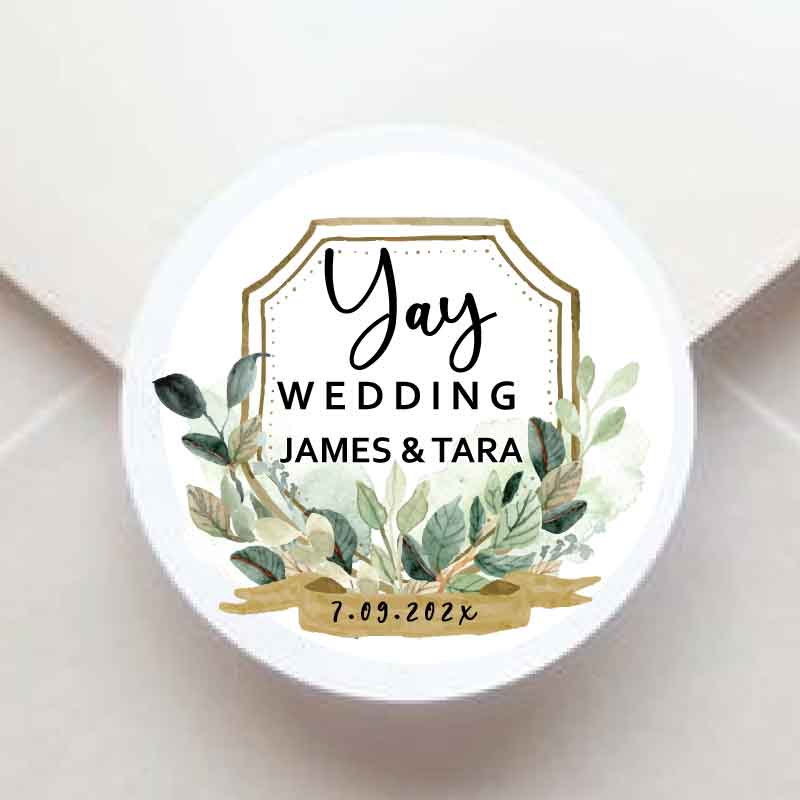 Yay Wedding Day Stickers
