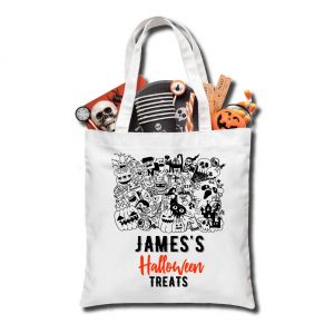 Halloween Monsters Treat bag, Personalised