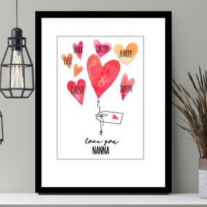 Mother's-Day-Heart-Balloons-personalised-Nanna