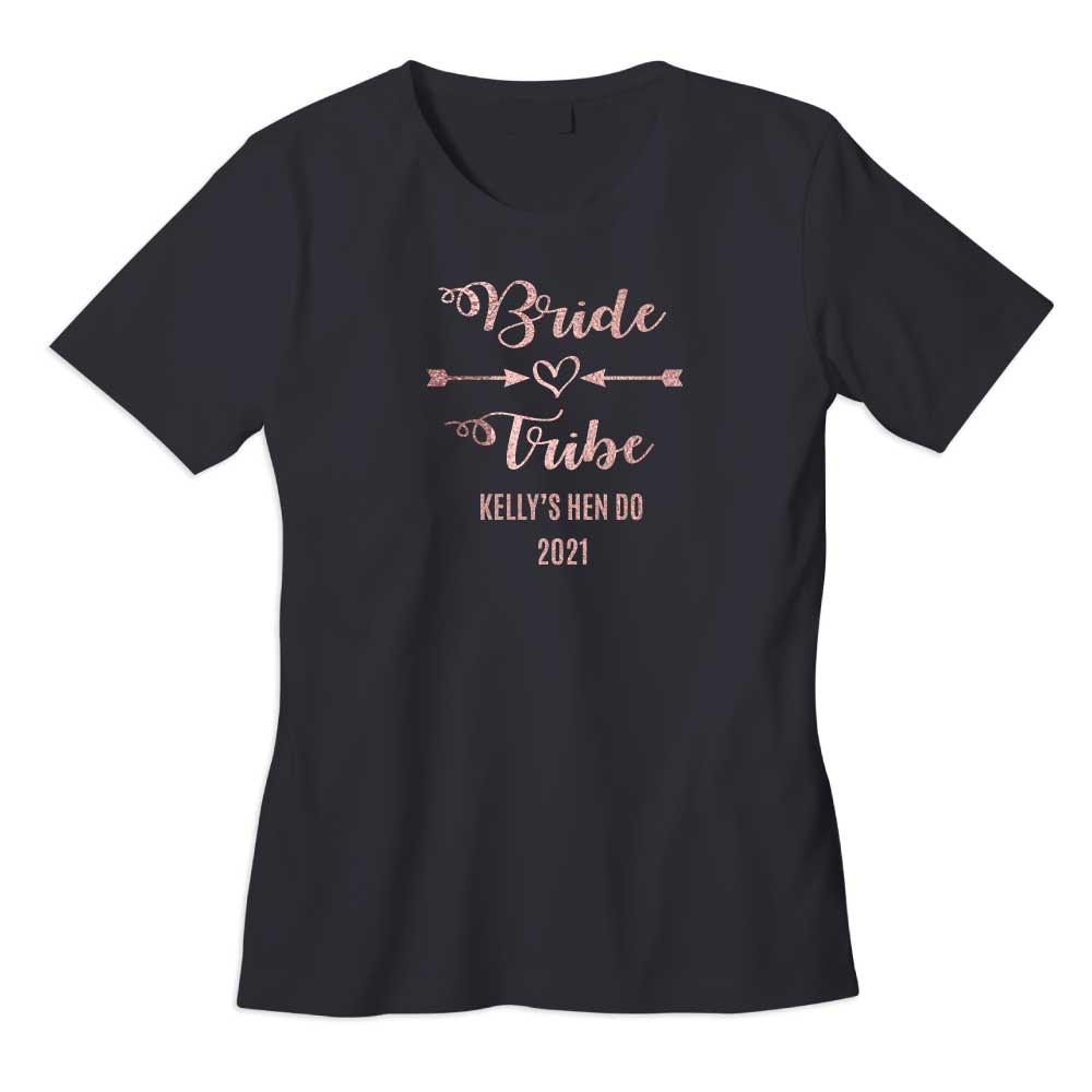 Hen party bride tribe t-shirt