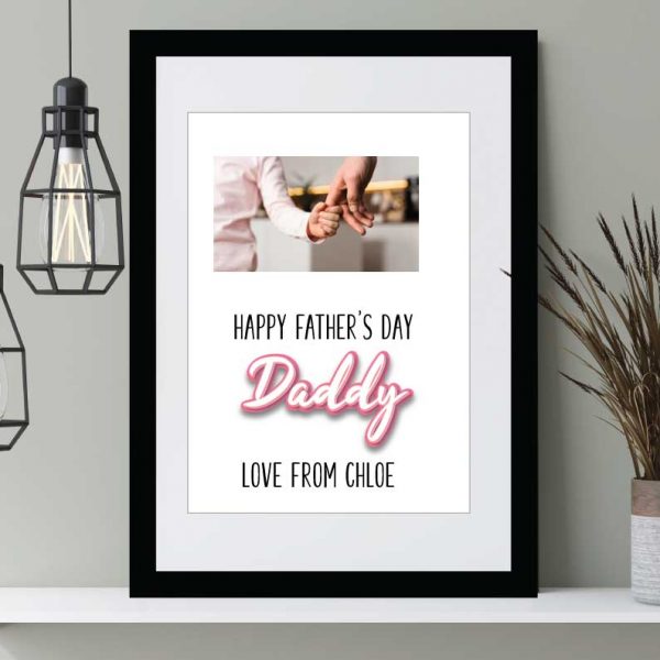Holding-hands-Fathers-Day-Print personalised