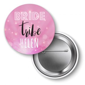 Hen Party badges, personalised Bride Tribe