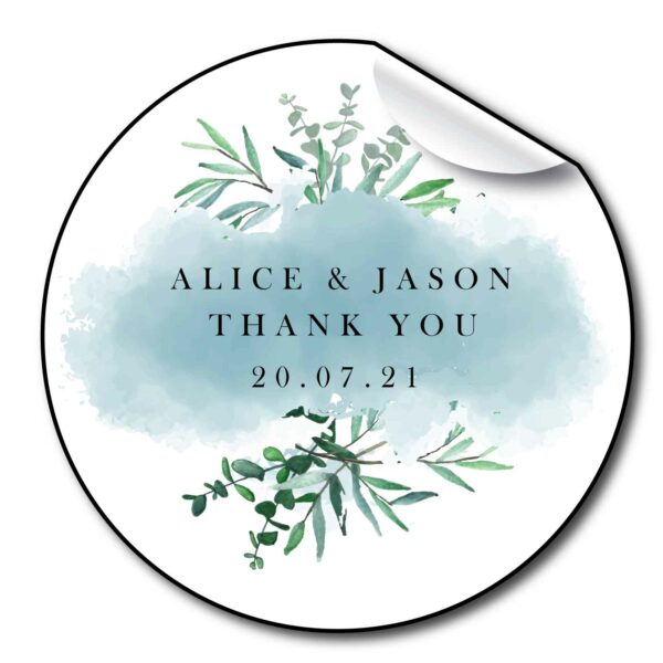 wedding-stickers-personalised-floral-blue