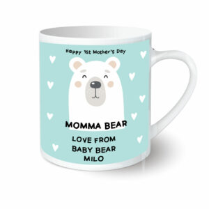 Momma Bear 1st Mother's Day personalised mug