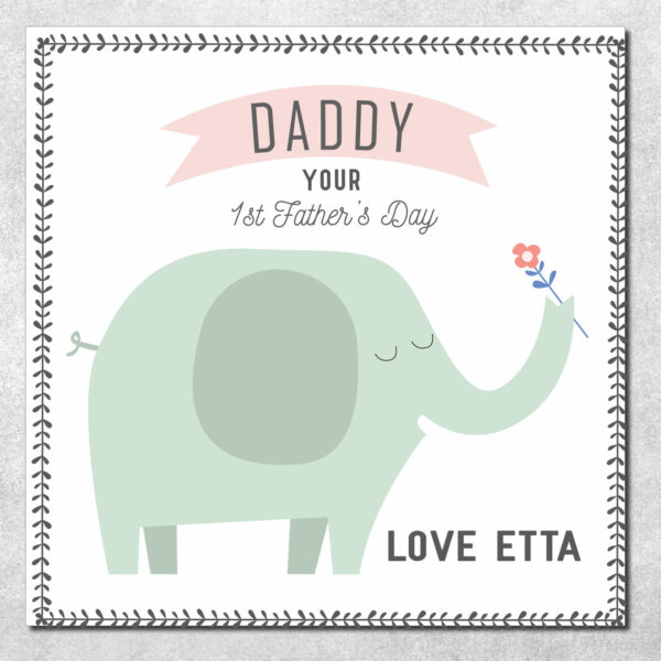 Father's day 1st Father's Day Greetings card