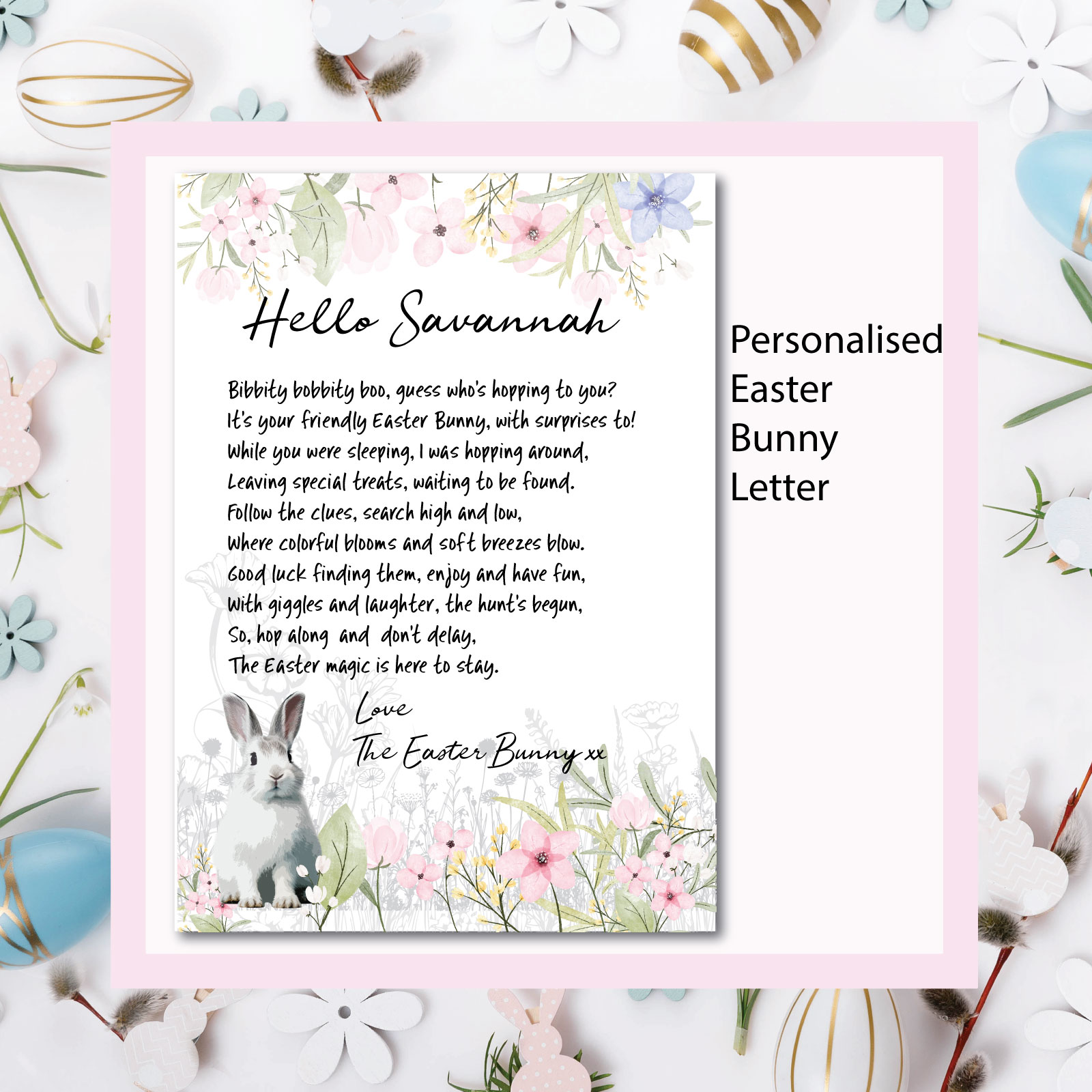 Easter Egg Hunt Letter