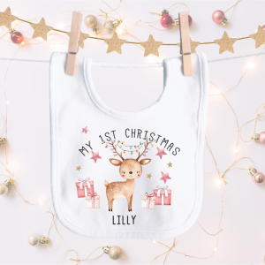 Baby-Bibs-1st-Christmas-Deer