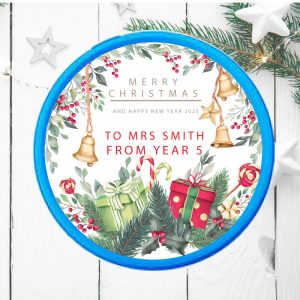 Customised Xmas Stickers for Festive Chocolates and sweets